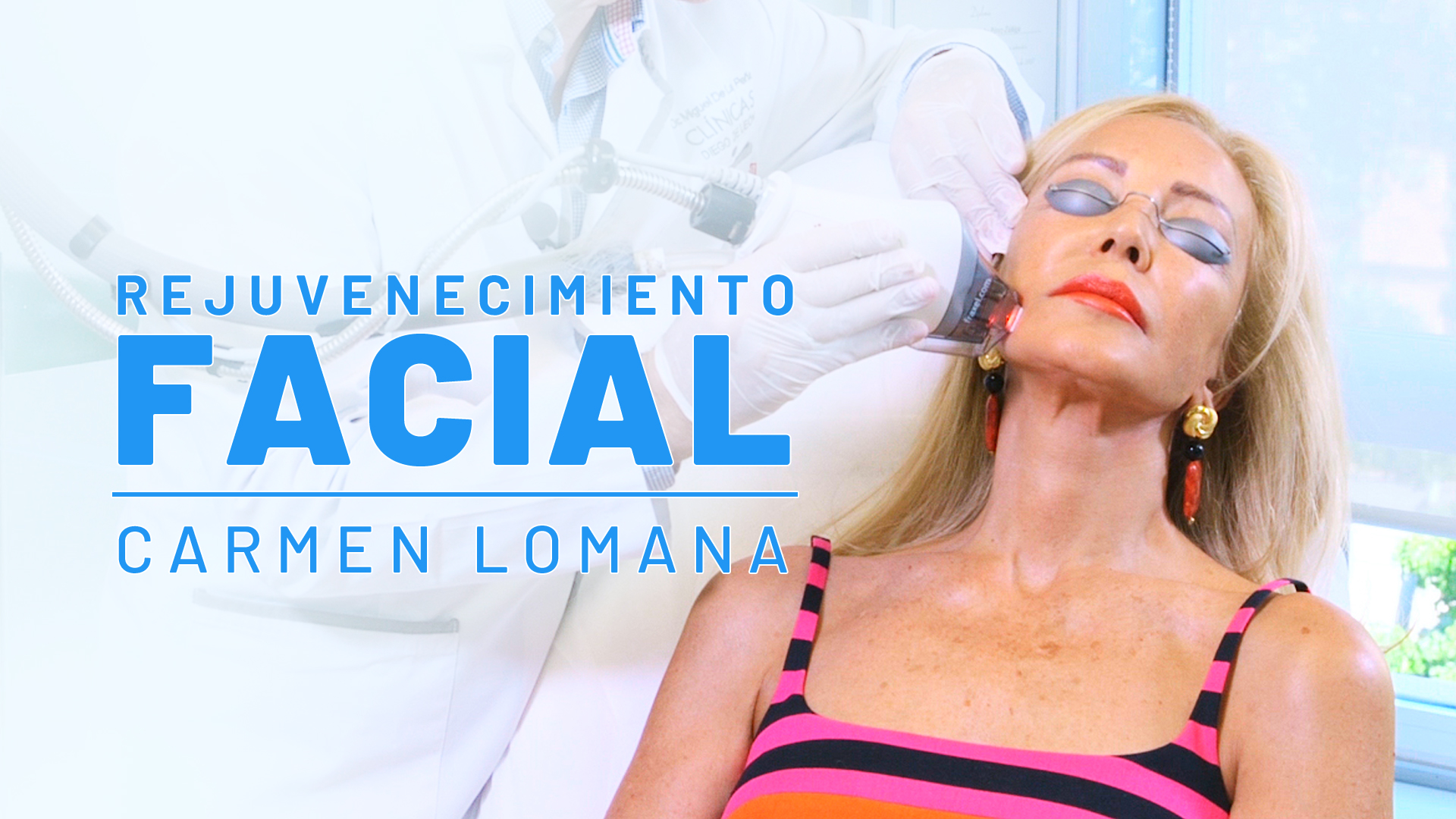 Carmen Lomana comienza su tratamiento de Láser Fraxel Dual